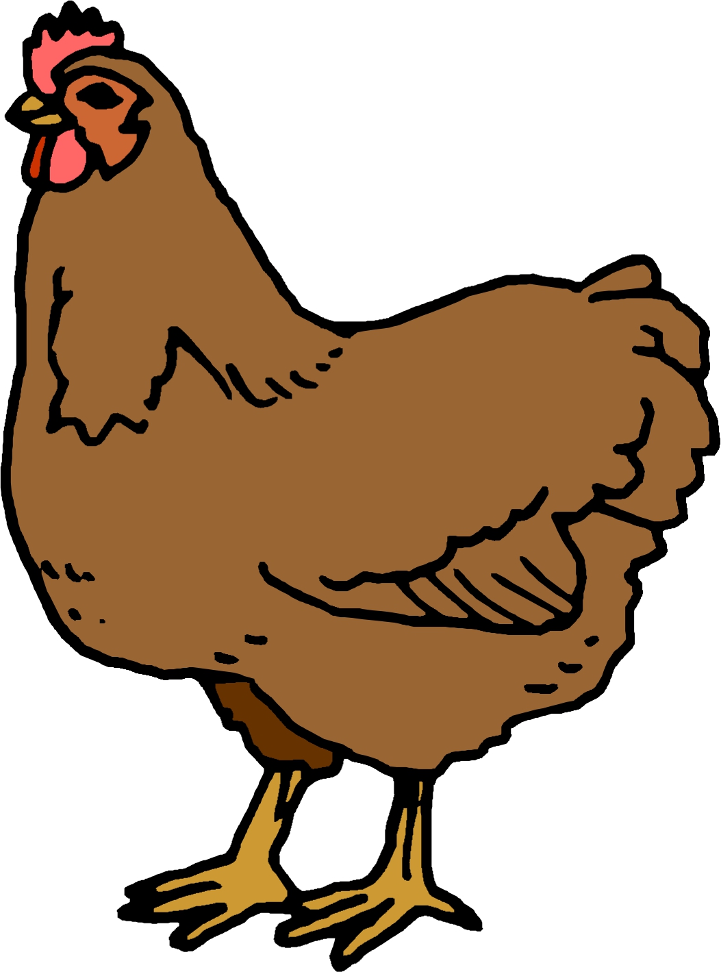 Clipart chickens animated