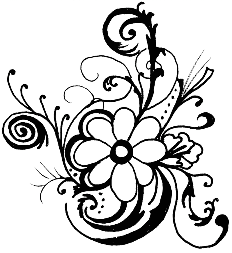 Free Coloring Pages Of Fence With Flower ~ loversiq