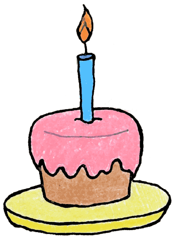 Birthday Cupcake Image | Free Download Clip Art | Free Clip Art ...