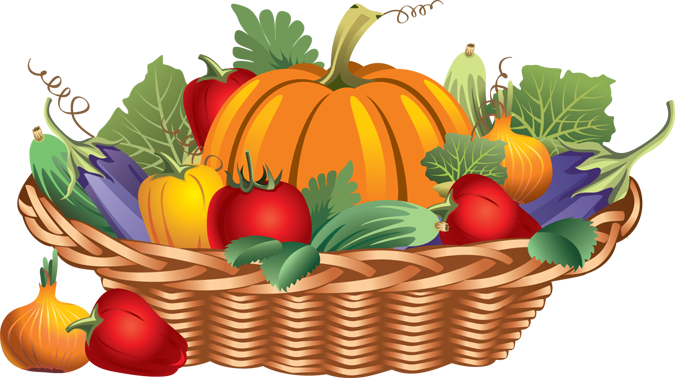 Fruits And Vegetables Basket Clipart - Free ...