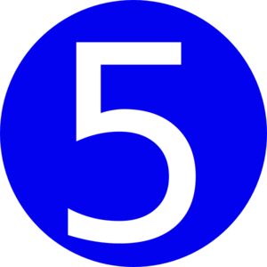 Number 5 Clipart - Tumundografico