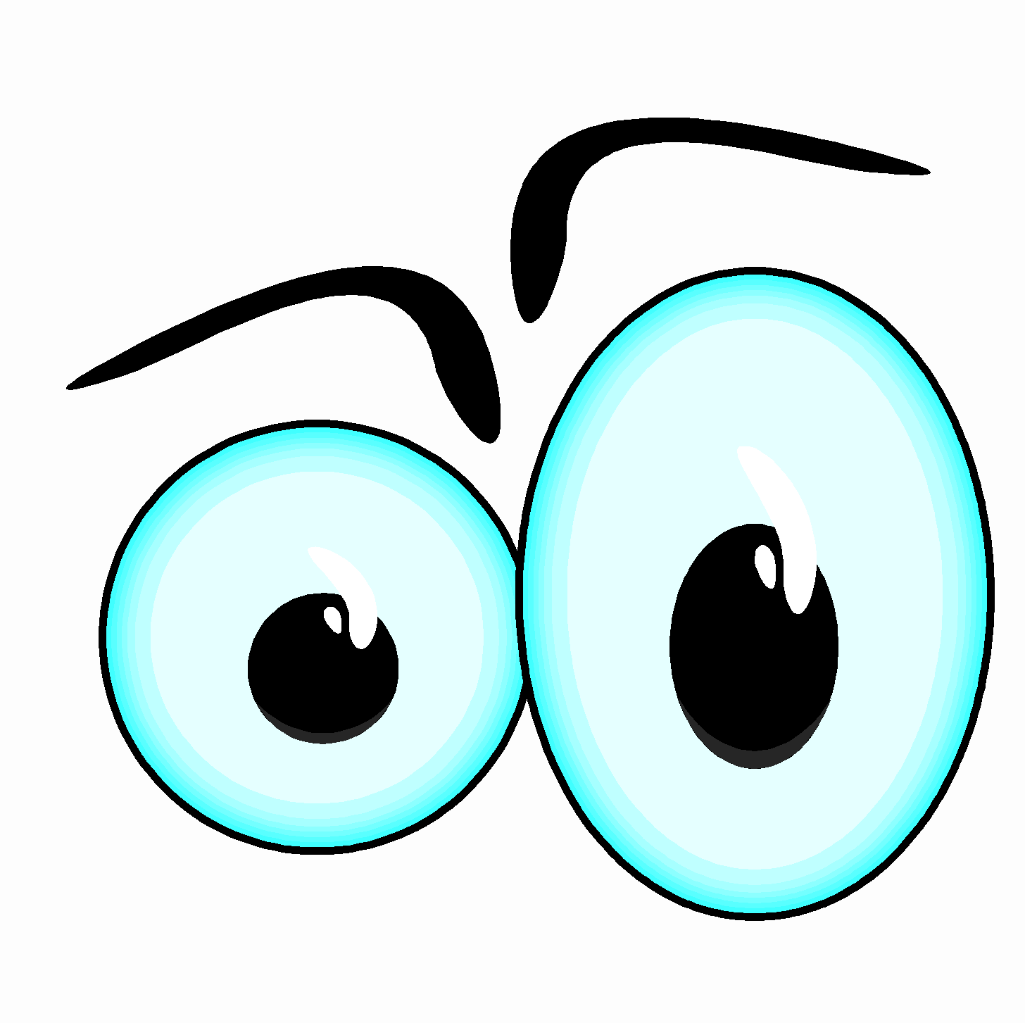 Googly eyes clipart transparent