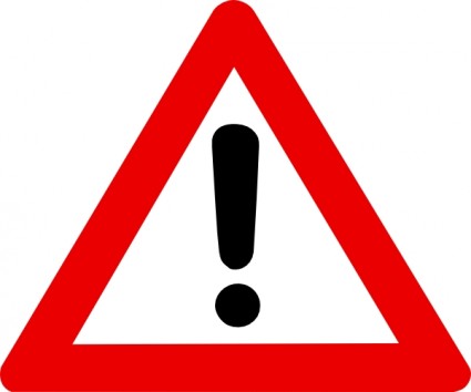 Caution Sign Clipart - Free Clipart Images