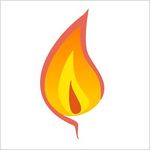 Candle flame clip art