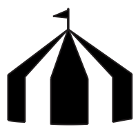 Circus-tent icons