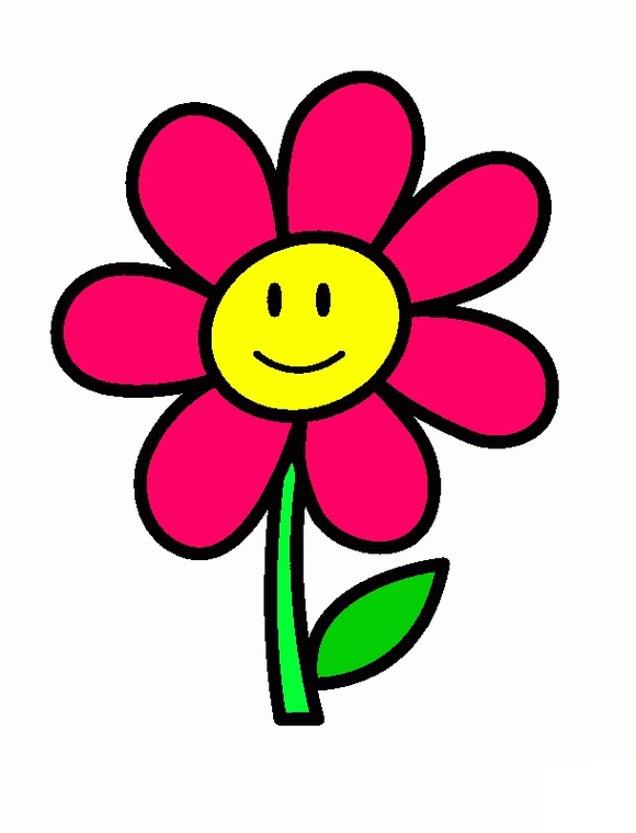 How To Draw A Simple Flower Clipart - Free to use Clip Art Resource