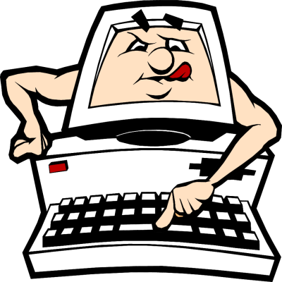 animated clipart computers