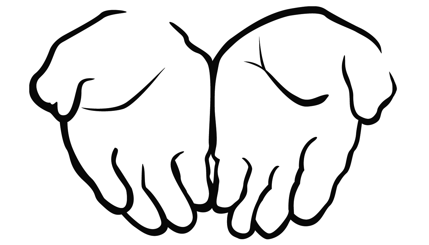 Best Photos of Open Praying Hands Coloring Page - Praying Hands ...