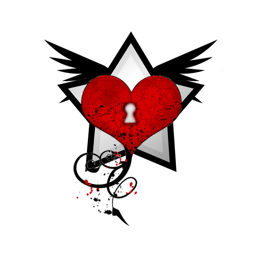 Heart And Star Tattoo Designs