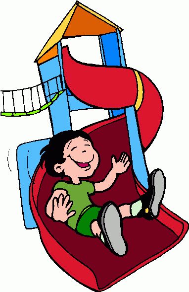 Kids slide clipart