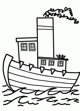 Water Transportation coloring pages for kids, big collection ...