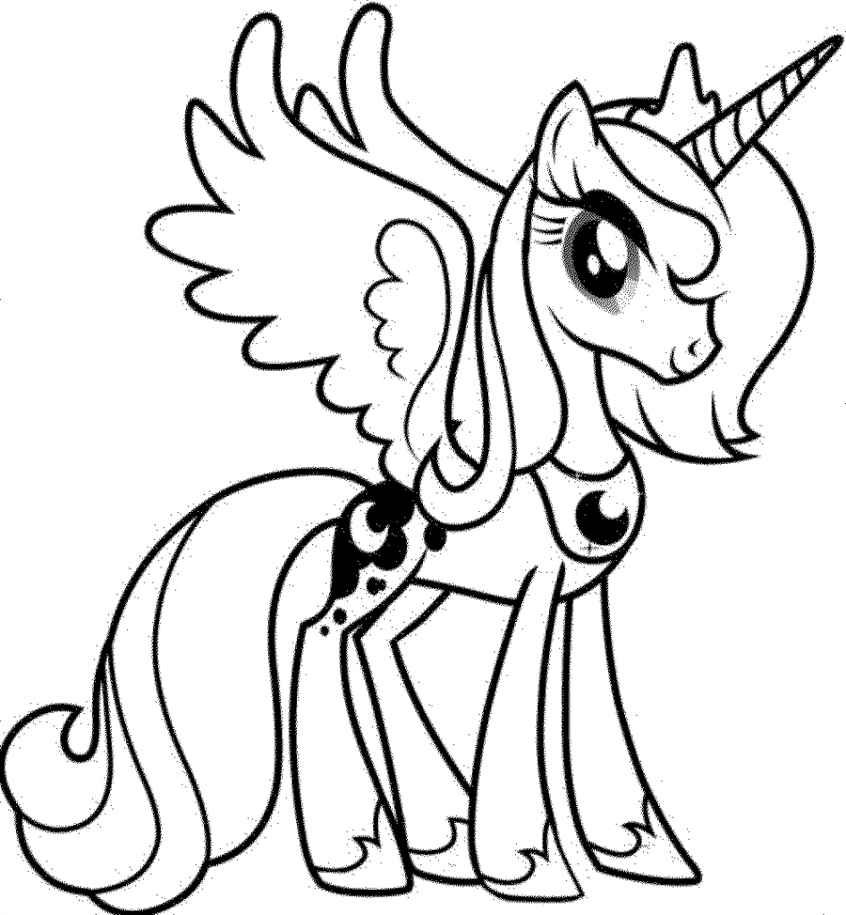 My Little Pony Unicorn Pinkie Pie Coloring Pages - Cartoon ...