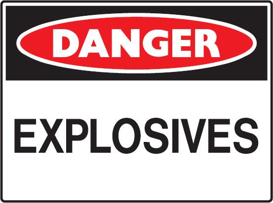 Mining Signs - Explosives - Safety Equipment Supplier - Seton ...