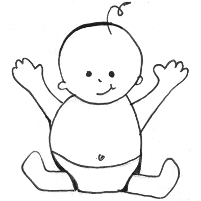 Baby Cartoon Drawings