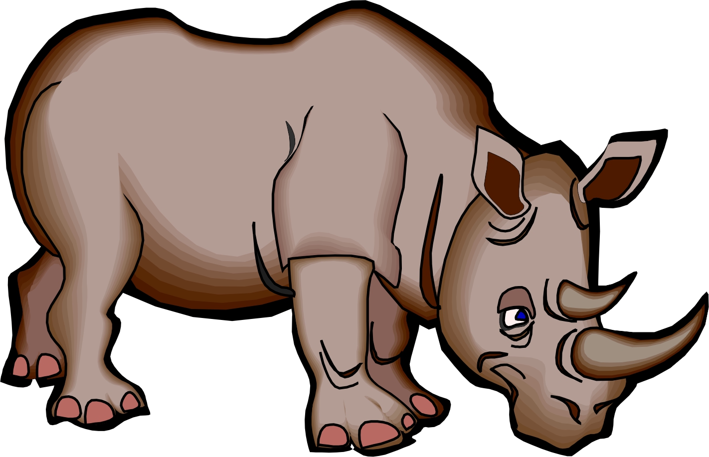 Cartoon Rhino Pictures