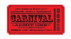 Circus, carnival, fair Party | Circus Party, Carnival Pa…
