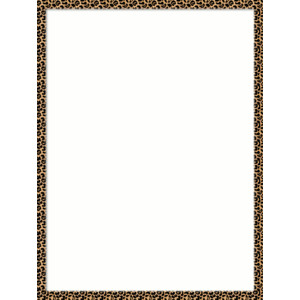pimped leopard skin border outline page - http://www.wpclipa ...