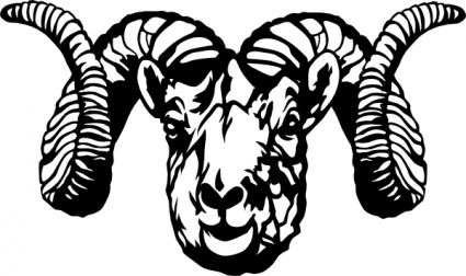 Dall Sheep Ram clip art Free Vector - Animals Vectors ...