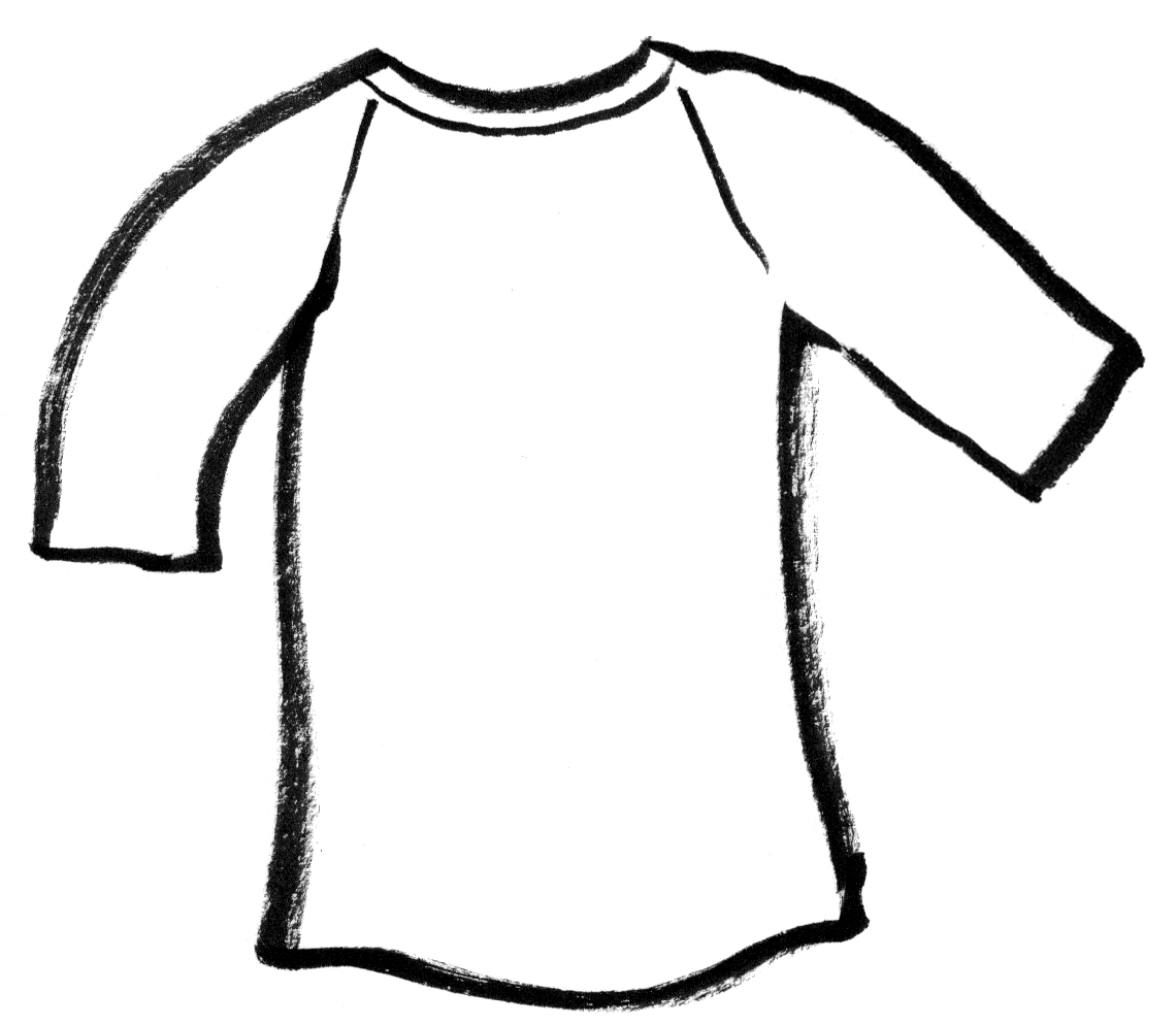 T-SHIRT FOR COLORING - ClipArt Best