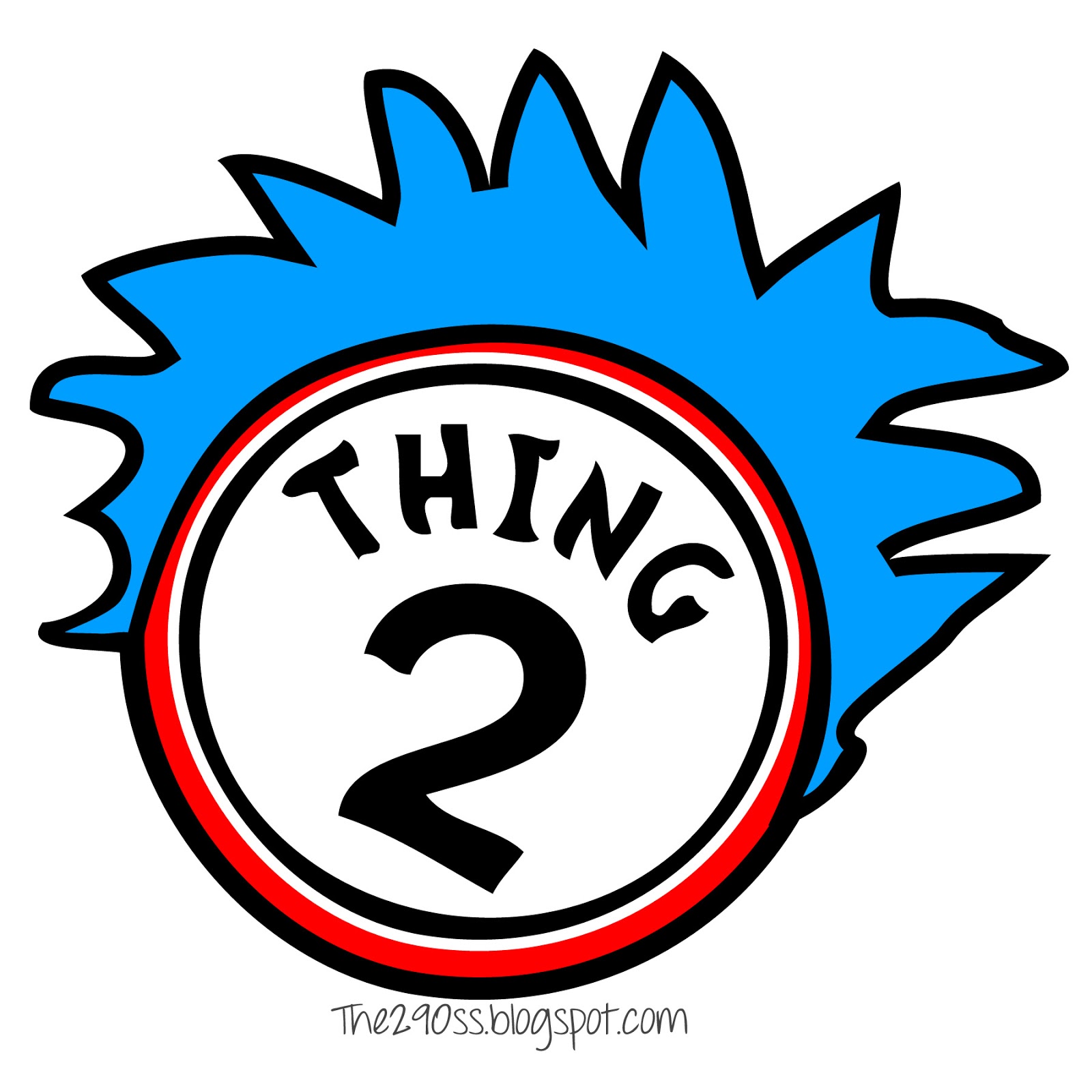 Thing 1 Printable Image ClipArt Best