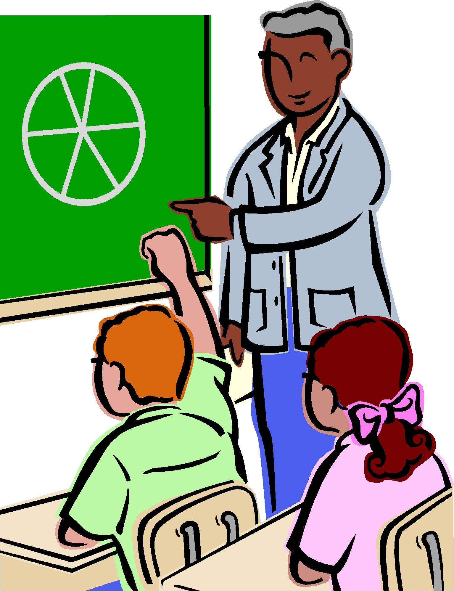 Elementary school teacher clipart