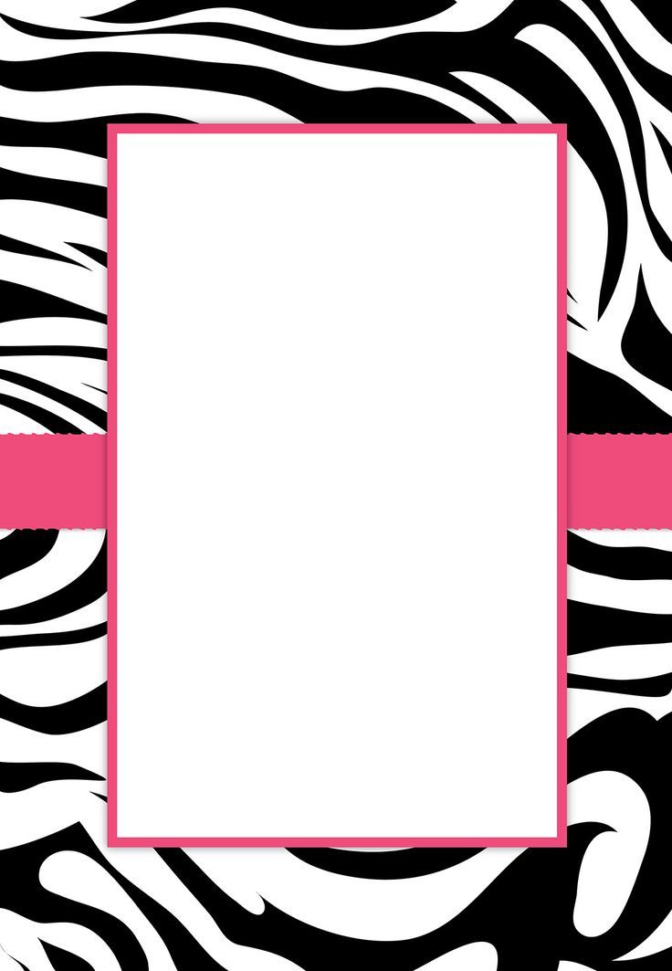 35+ Free Zebra Print Frame Clipart