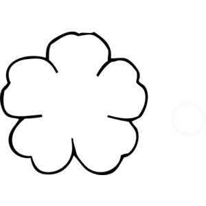 Clipart flower outline