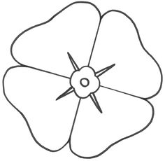 Templates For Poppy Flowers - ClipArt Best