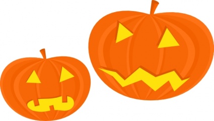 Scary pumpkins clipart - ClipartFox