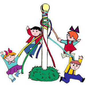 free maypole clipart