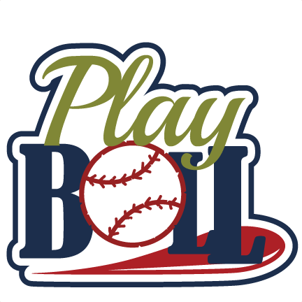 Play Ball SVG scrapbook title baseball svg scrapbook title ...