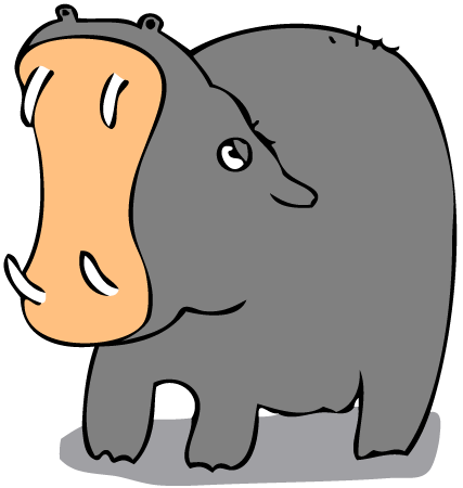 Cartoon Hippos - ClipArt Best