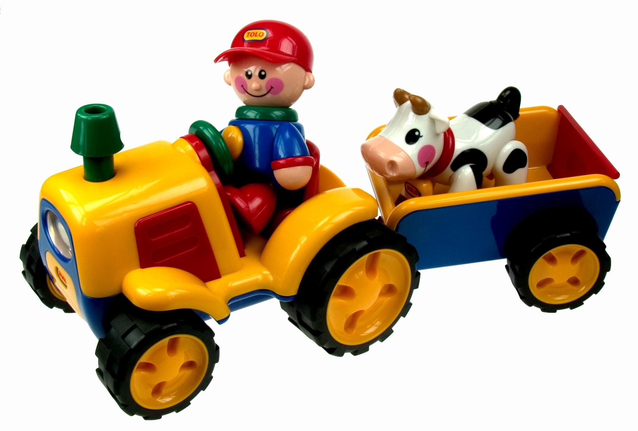 cartoon tractor toy