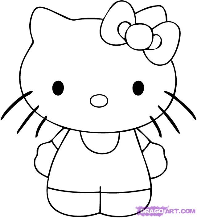 How To Draw Hello Kitty, Step by Step, Characters, Pop Culture ...