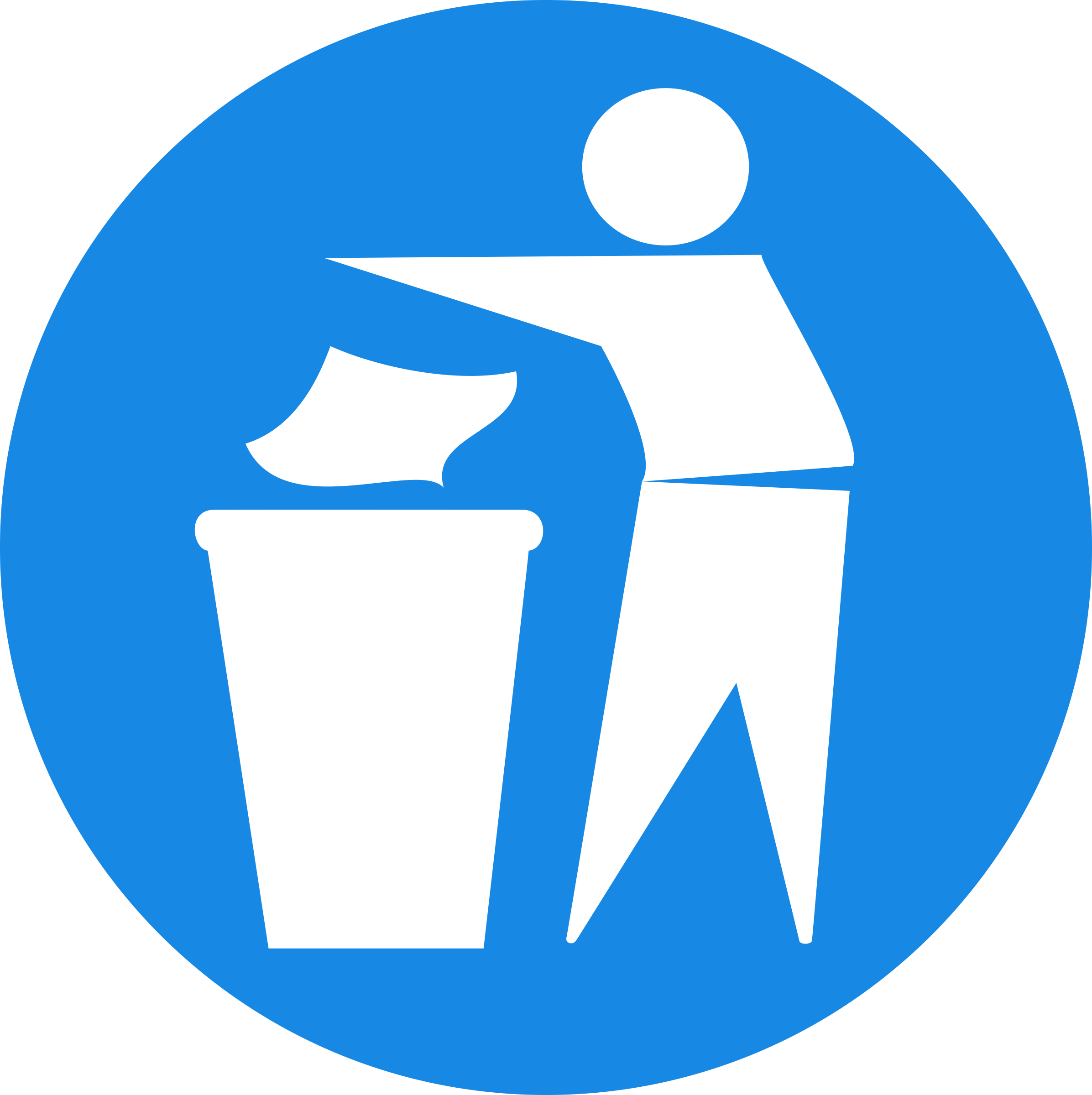 Clipart - Put Rubbish in Bin Signs 1