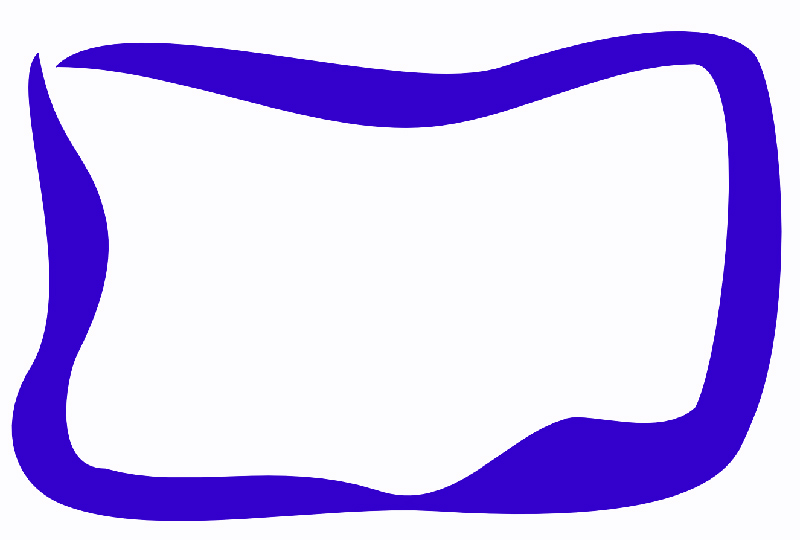 Blue clipart border