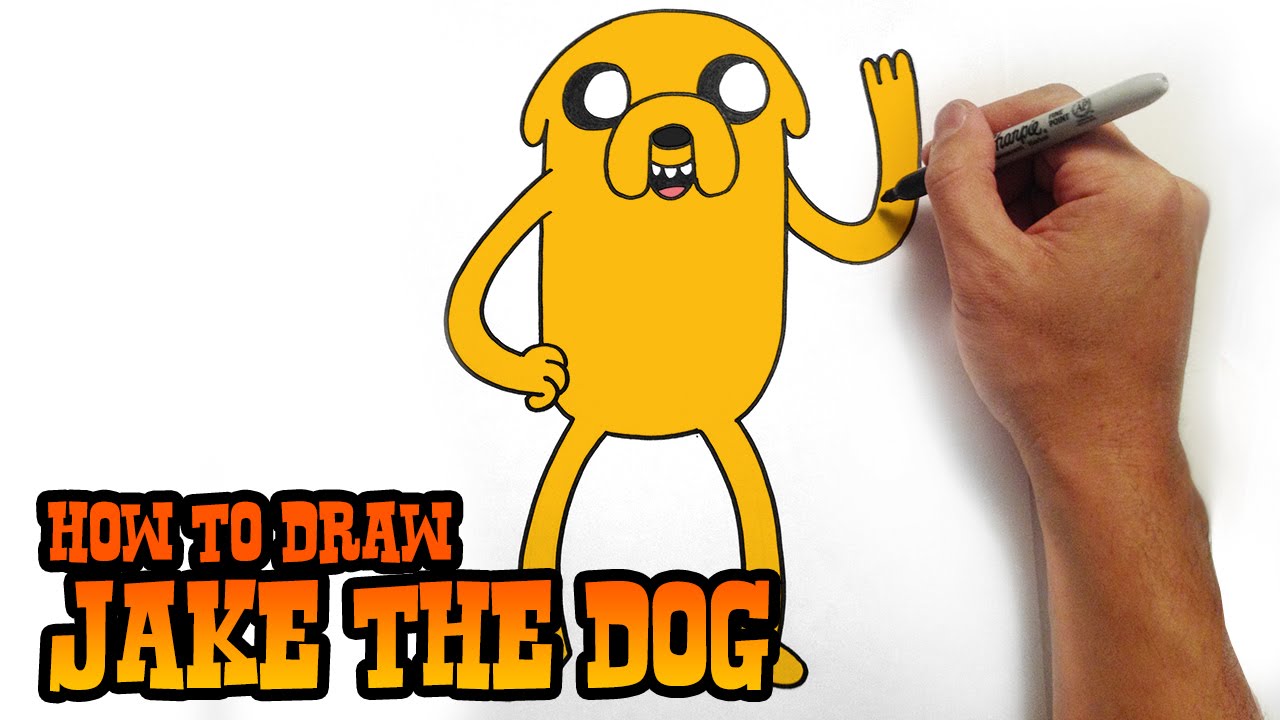 How to Draw Jake the Dog - Adventure Time- Video Lesson - YouTube