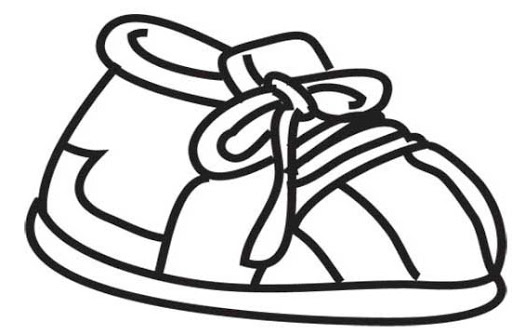 Shoes Colouring Pages - ClipArt Best