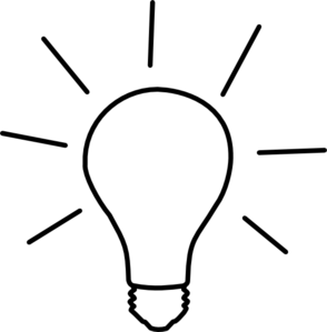 Light Bulb Clip Art Black And White - Craluxlighting.Com