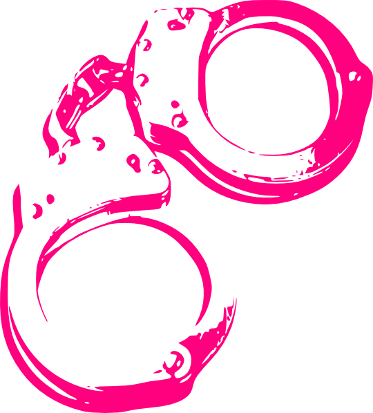 Pink Handcuffs Clip Art - vector clip art online ...