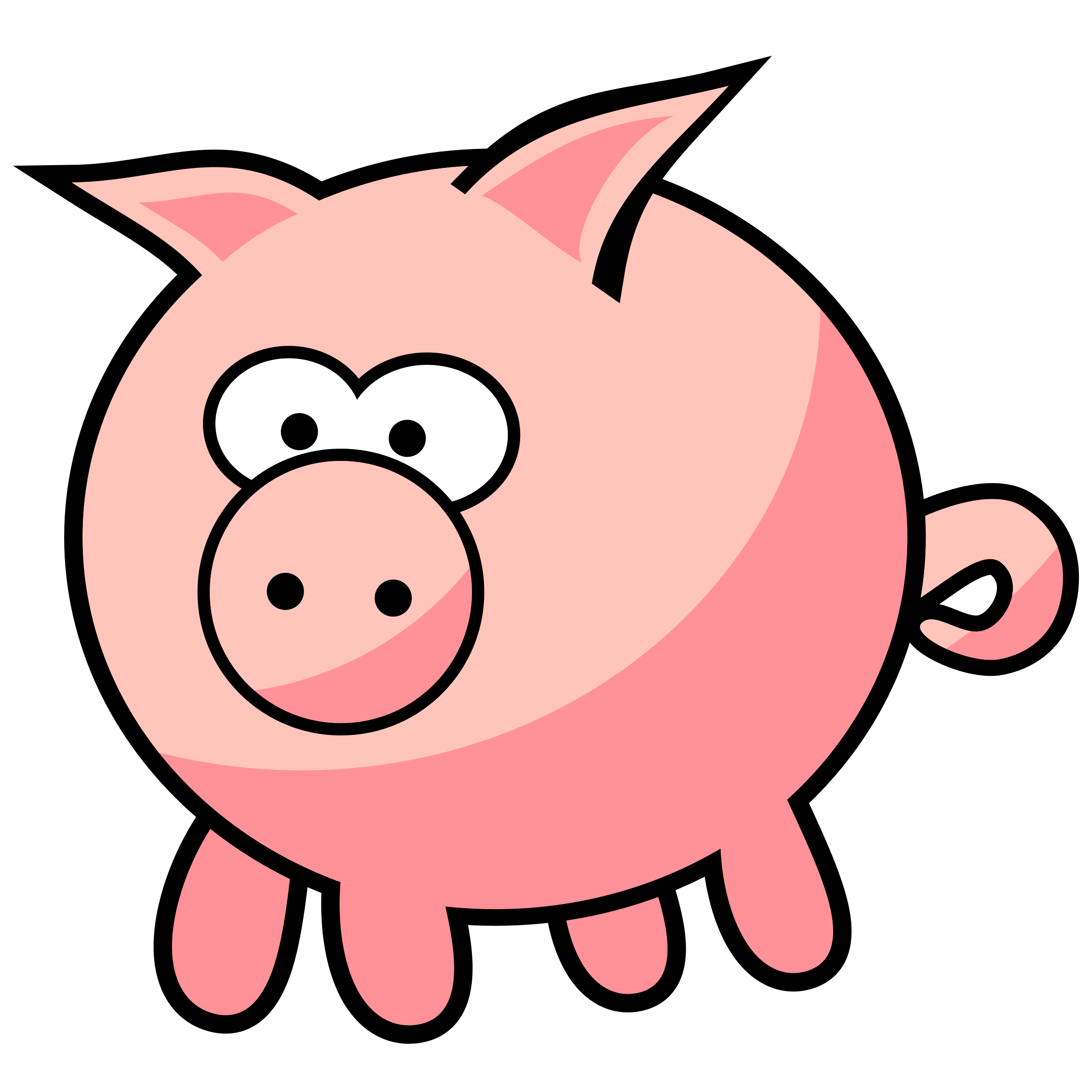 Pig Vector Art - Free Public Domain Stock Photo