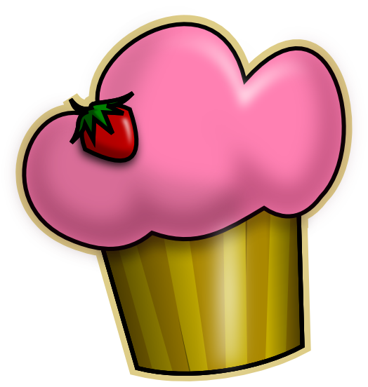 Cupcake Pink Kartun | Free Download Clip Art | Free Clip Art | on ...