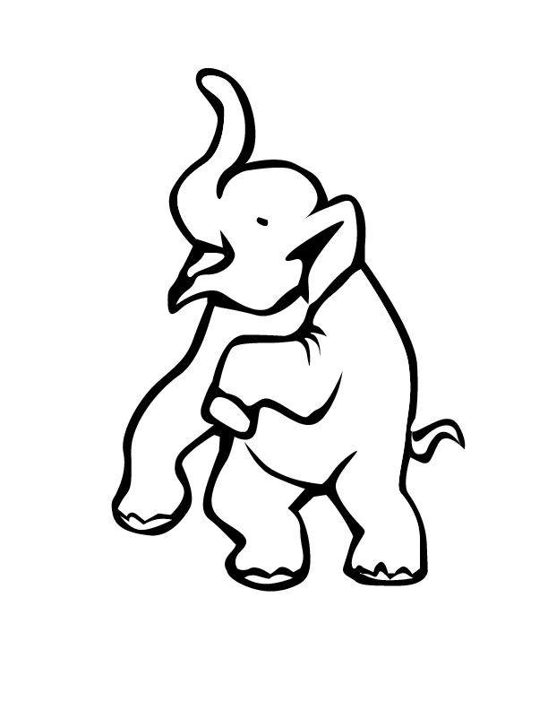 How To Draw A Circus Elephant Easy - ClipArt Best