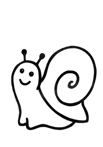Funny Snail coloring page | Free Printable Coloring Pages