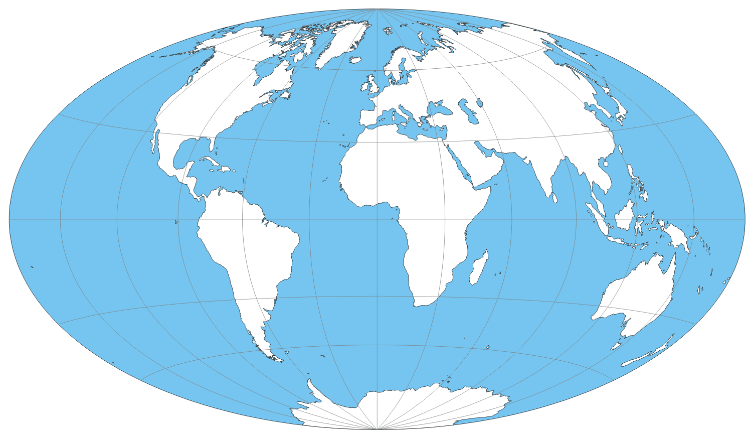world map outline vector free