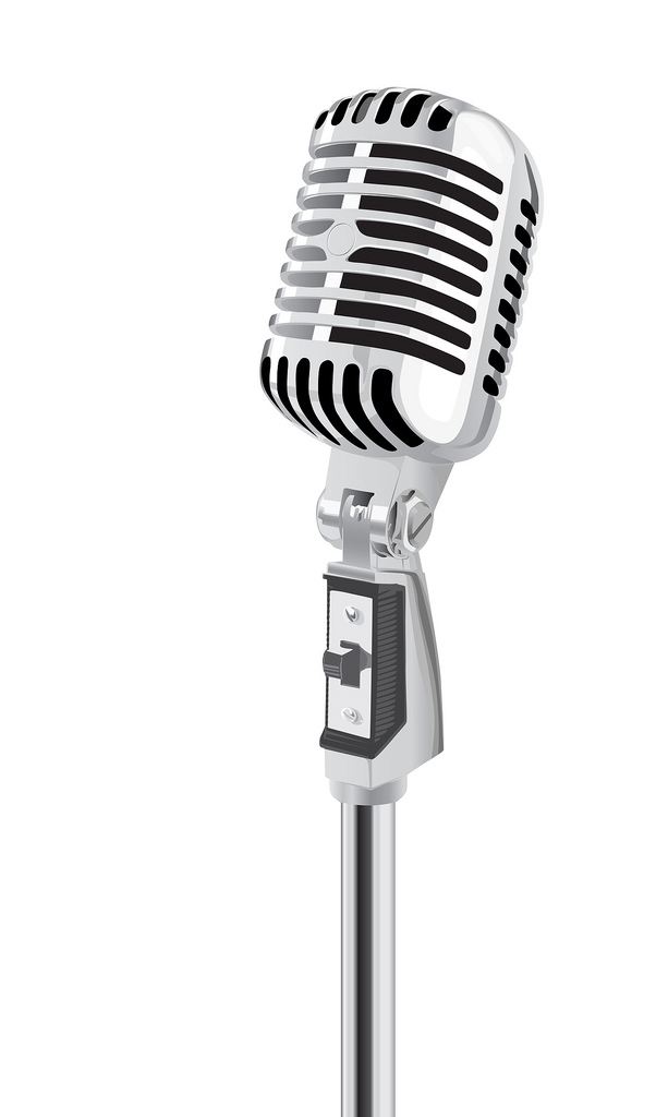 Old Mic Vector - ClipArt Best