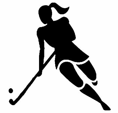 Hockey silhouette clip art