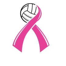 Breast Cancer Volleyball Clipart