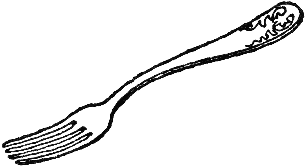 Cartoon Fork Clipart