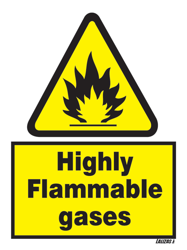 LALIZAS IMO SIGNS - Highly Flammable Gases